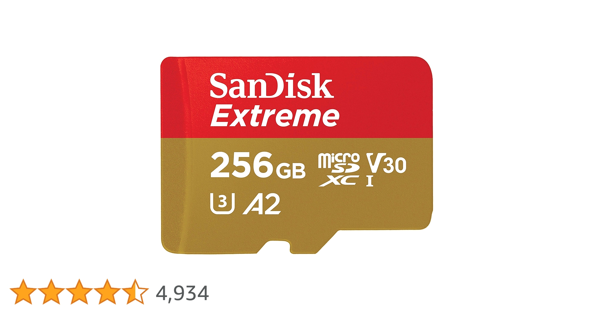 Amazon | Micro SD Card, 256 GB, SanDisk, UHS-3, Class 10